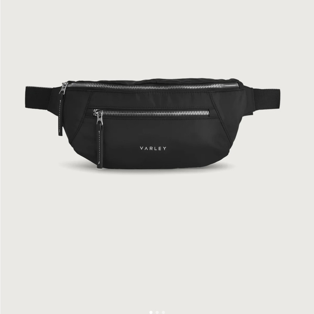 Varley Black Belt Bag with Minimalist Design